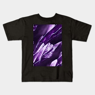 Jewel Pattern - Violet Amethyst, for a bit of luxury in your life! #4 Kids T-Shirt